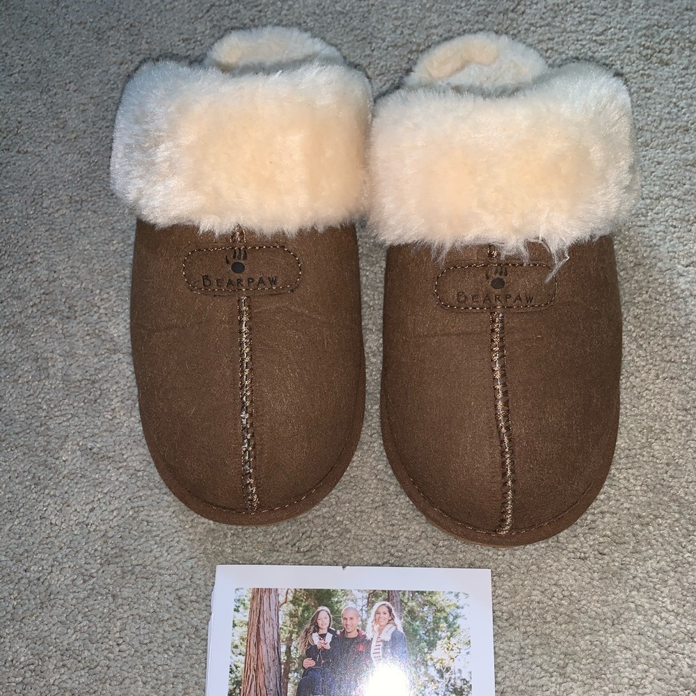 BRAND New Bearpaw Slippers